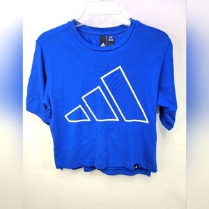 Adidas Womens Sport Core Athletic Crop T-shirt  Size XS